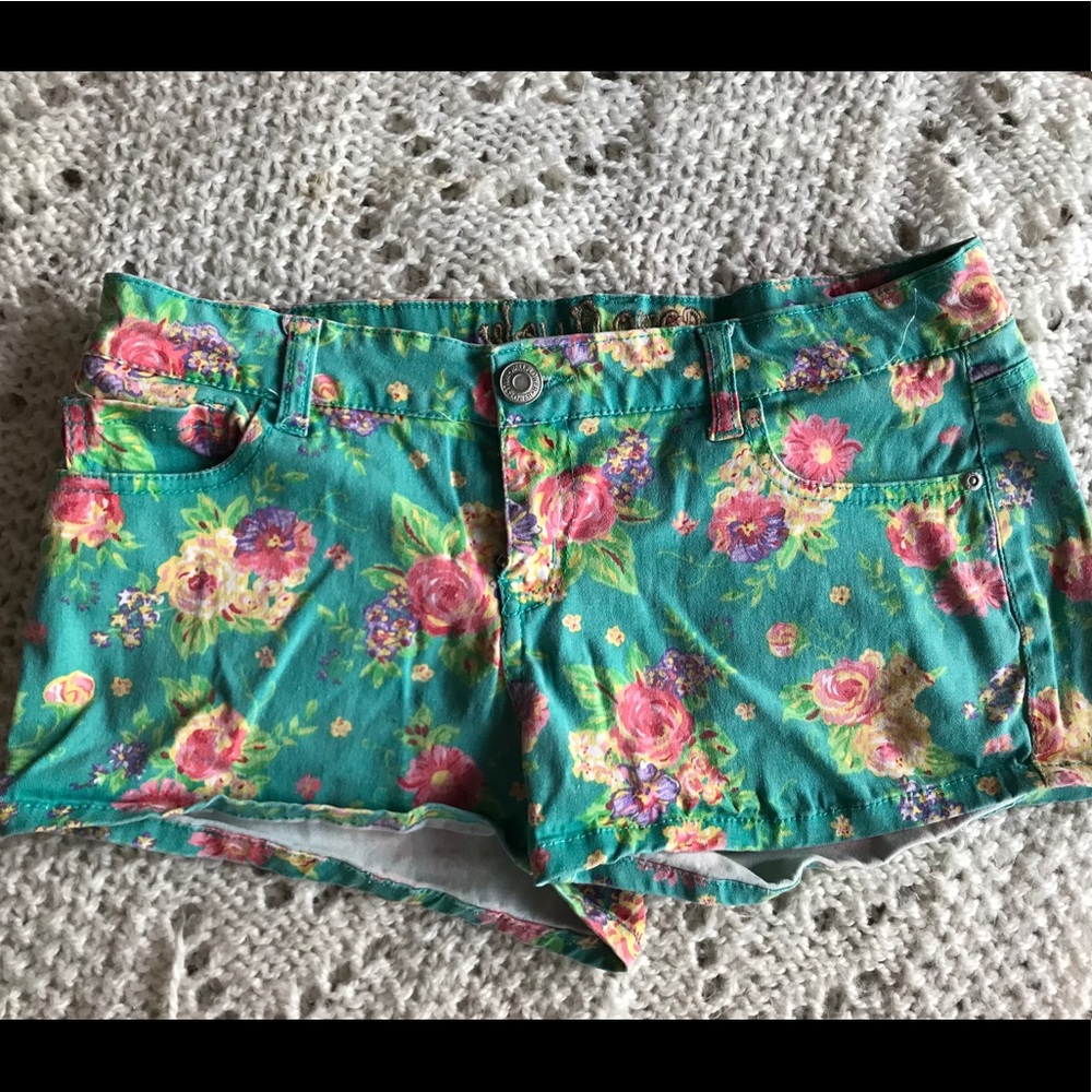 Floral summer shorts